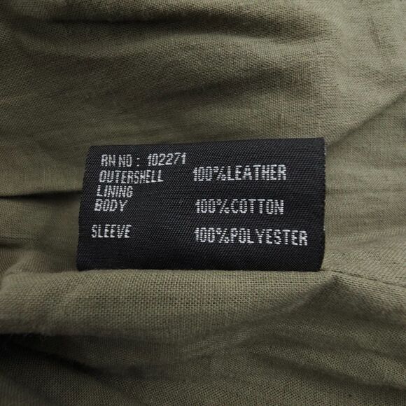 Rogue Distressed Black Leather Café Racer Jacket XL – Genuine Grain - Picture 11 of 13